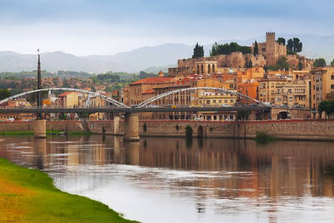 Pesca en el río Ebro a su paso por Tortosa
